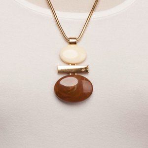 Avon S.M Kent Pendant Necklace, Gold Snake Chain